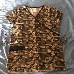 Camp scrub top!